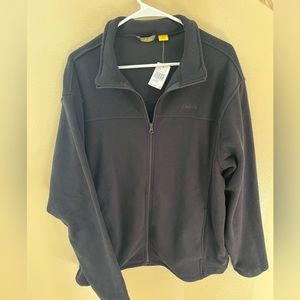 Cabela’s Black Mens Fleece Zip Up Jacket
